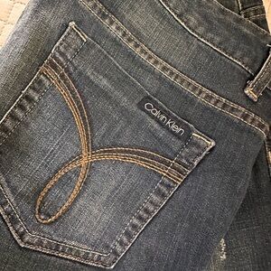 Calvin Klein cuffed woman's jeans never worn size 31/12
